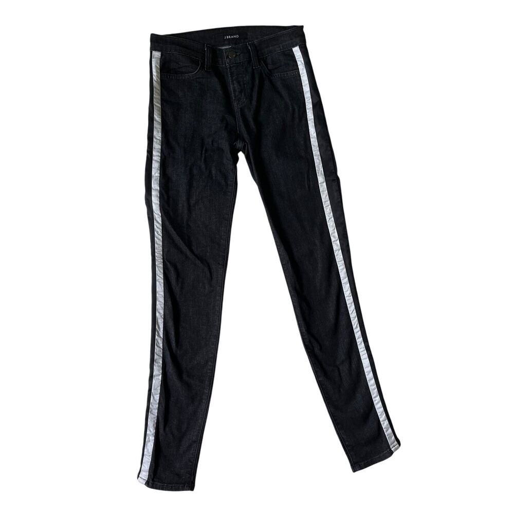 J Brand Black Tuxedo Skinny Jeans